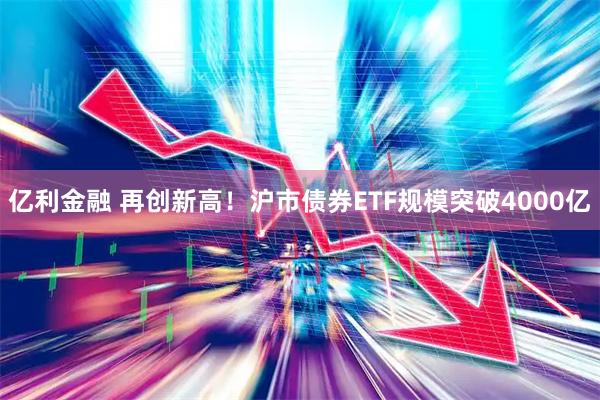 亿利金融 再创新高！沪市债券ETF规模突破4000亿